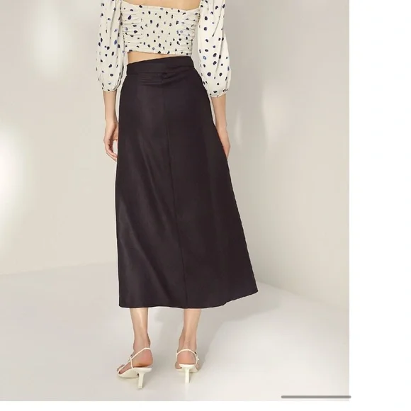 Wilfred linen midi wrap skirt - Picture 8 of 8